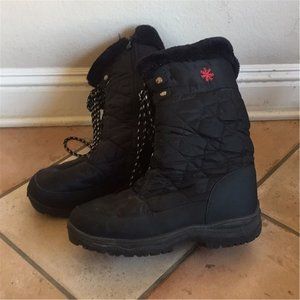 Snow Boots size 9 Black women's